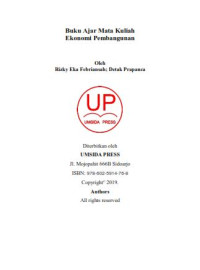 Image of Buku Ajar Ekonomi Pembangunan