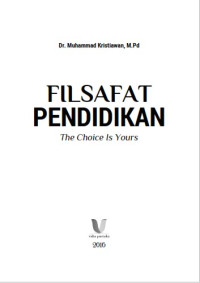 Image of Filsafat Pendidikan : The Choice Is Yours