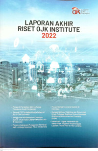 Image of Laporan Akhir Riset OJK Institute 2022