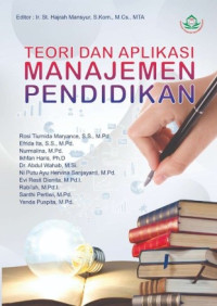 Image of Teori dan Aplikasi Manajemen Pendidikan